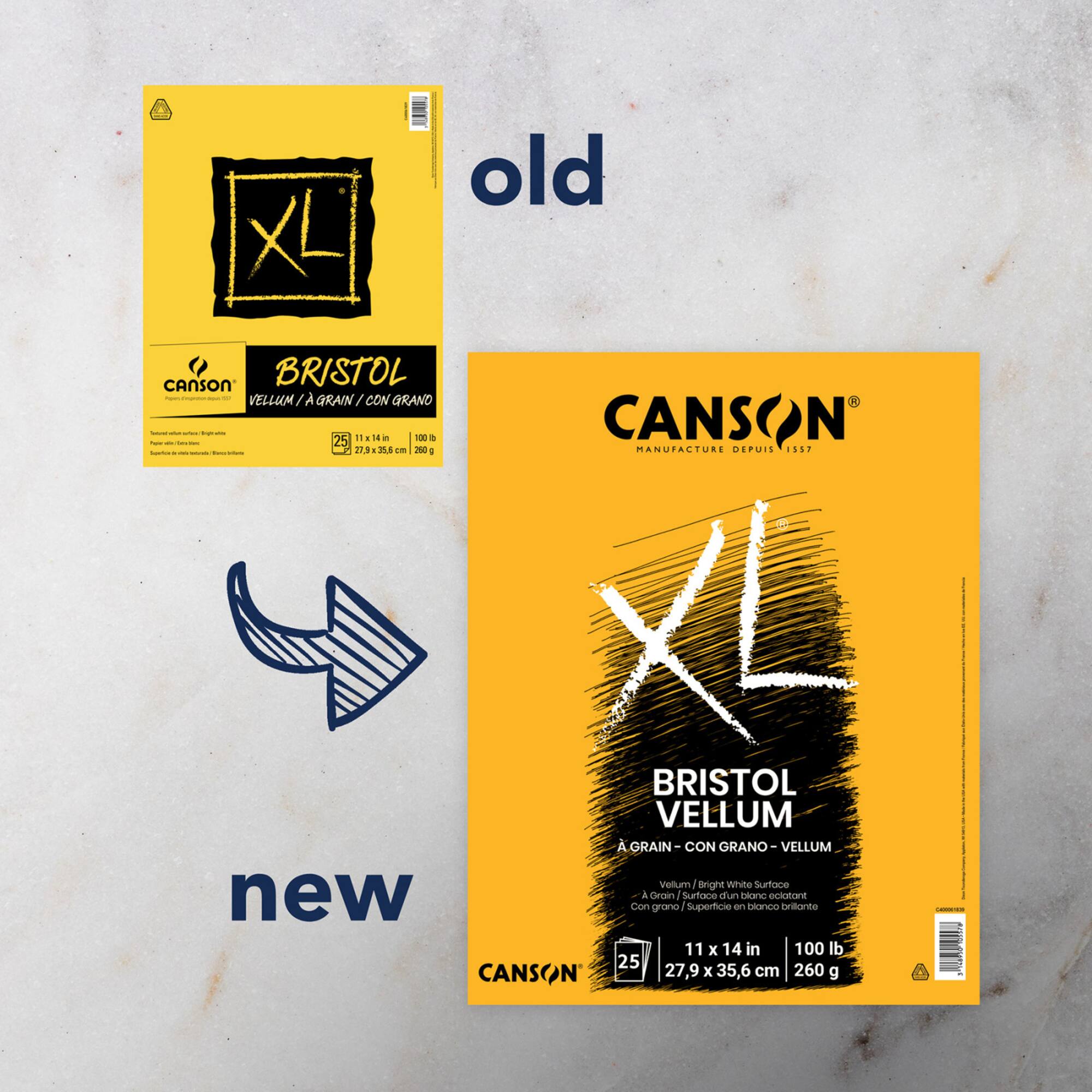 Canson® XL® Bristol Spiral Vellum Pad